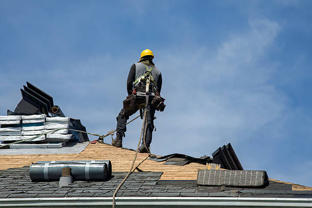 Professional Flat Roof Repair technician working in Morrison, CO